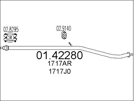 MTS išleidimo kolektorius 01.42280