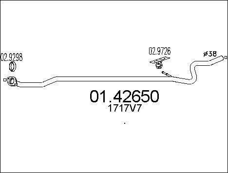 MTS išleidimo kolektorius 01.42650