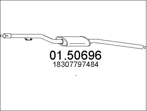 MTS vidurinis duslintuvas 01.50696