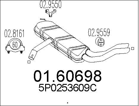 MTS galinis duslintuvas 01.60698