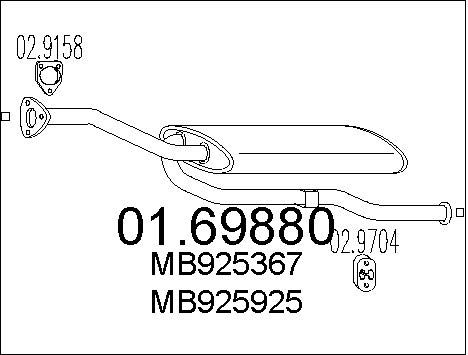 MTS galinis duslintuvas 01.69880