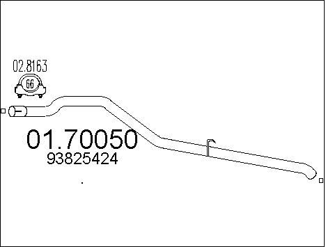 MTS išleidimo kolektorius 01.70050