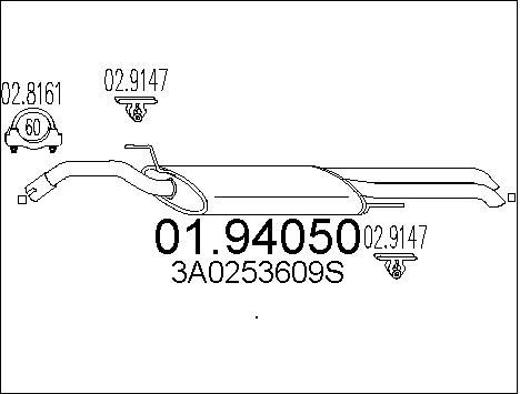 MTS galinis duslintuvas 01.94050