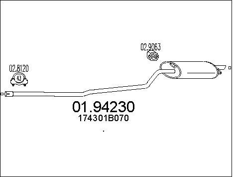 MTS galinis duslintuvas 01.94230