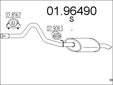 MTS galinis duslintuvas 01.96490