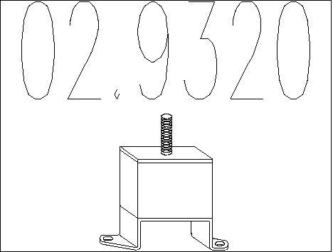 MTS Буфер, глушитель 02.9320