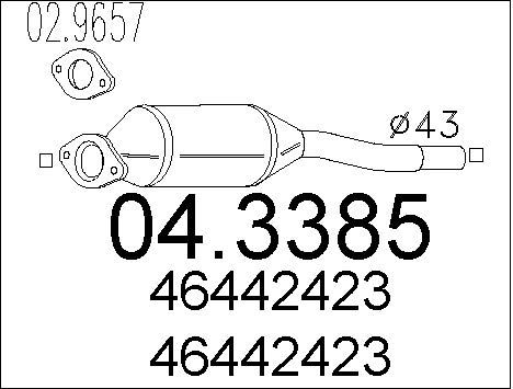 MTS Катализатор 04.3385