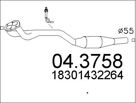 MTS Катализатор 04.3758