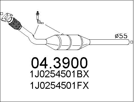 MTS Катализатор 04.3900