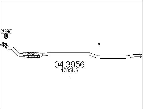 MTS Катализатор 04.3956