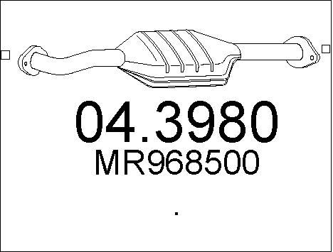 MTS Катализатор 04.3980