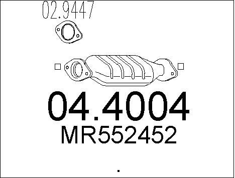 MTS Катализатор 04.4004