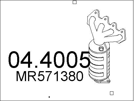 MTS Катализатор 04.4005