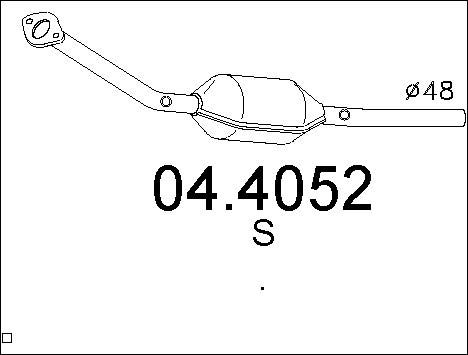 MTS Катализатор 04.4052