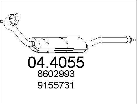 MTS Катализатор 04.4055