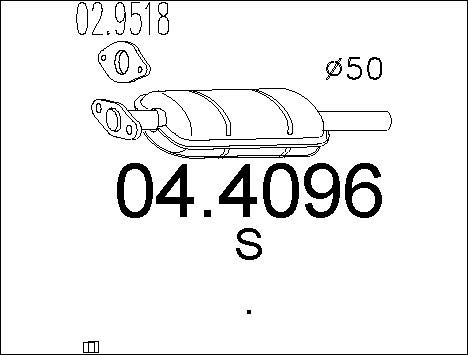 MTS Катализатор 04.4096
