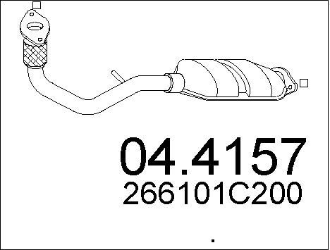 MTS Катализатор 04.4157
