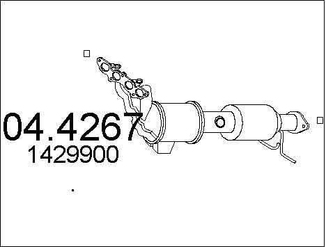 MTS Катализатор 04.4267