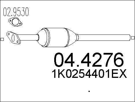 MTS Катализатор 04.4276