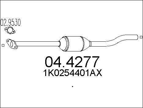 MTS Катализатор 04.4277