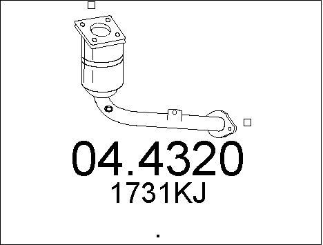 MTS Катализатор 04.4320