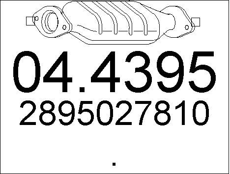 MTS Катализатор 04.4395