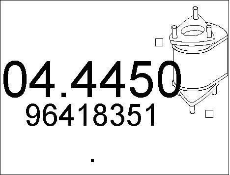 MTS Катализатор 04.4450