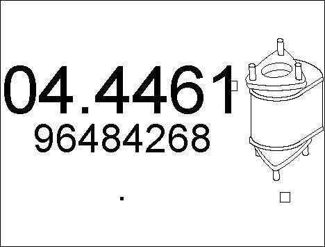 MTS Катализатор 04.4461