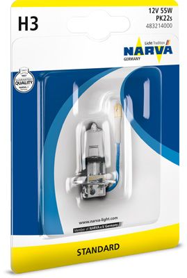 NARVA Лампа накаливания, фара с авт. системой стабилизац 483214000