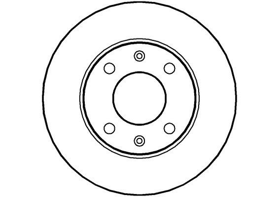 NATIONAL Тормозной диск NBD009