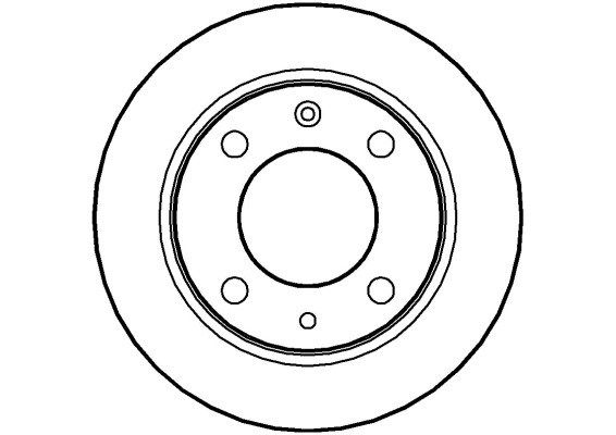 NATIONAL Тормозной диск NBD070