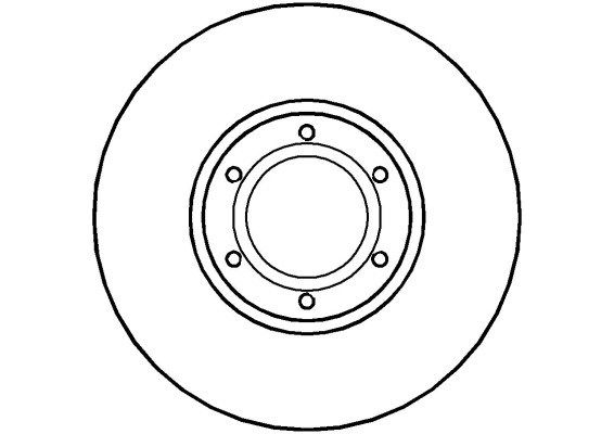 NATIONAL Тормозной диск NBD1001