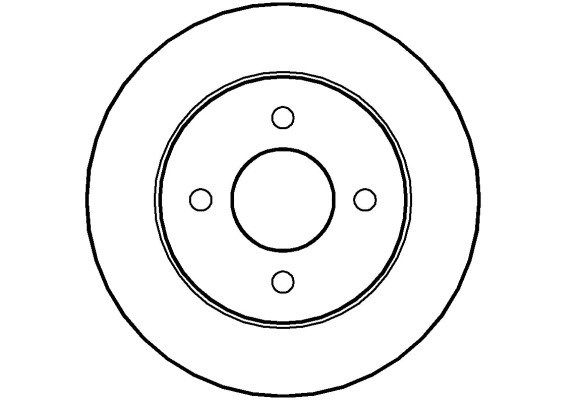 NATIONAL Тормозной диск NBD1024