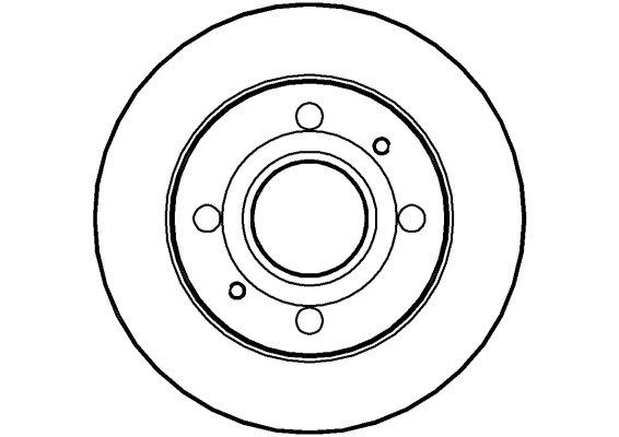 NATIONAL Тормозной диск NBD1038