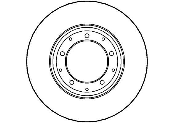 NATIONAL Тормозной диск NBD1363