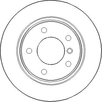 NATIONAL Тормозной диск NBD1458