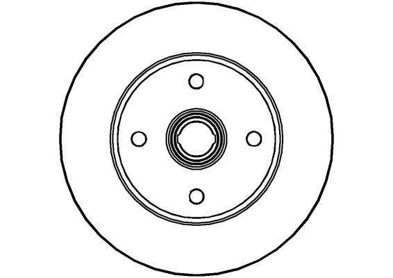 NATIONAL Тормозной диск NBD151