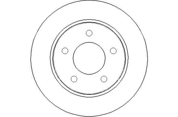 NATIONAL Тормозной диск NBD1512
