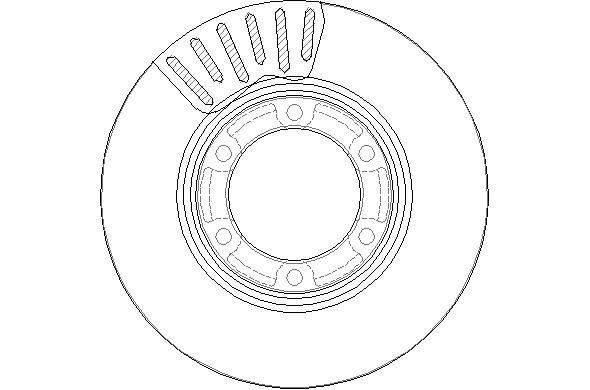 NATIONAL Тормозной диск NBD1557