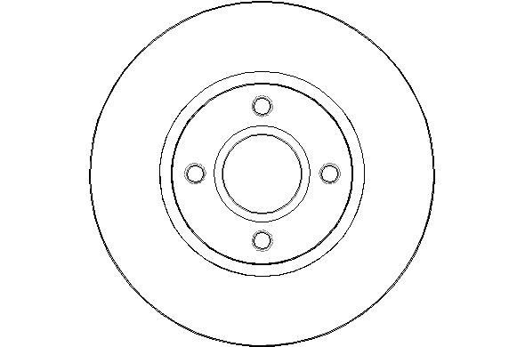 NATIONAL Тормозной диск NBD1821