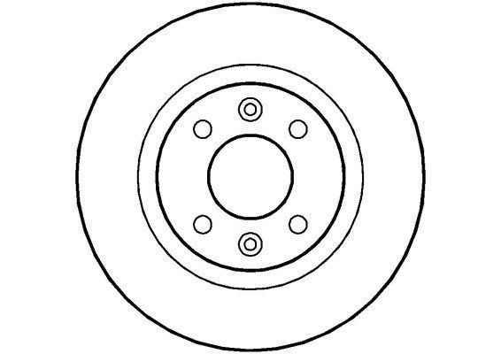 NATIONAL Тормозной диск NBD245