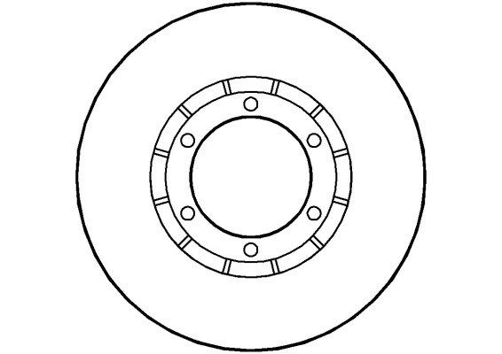 NATIONAL Тормозной диск NBD484