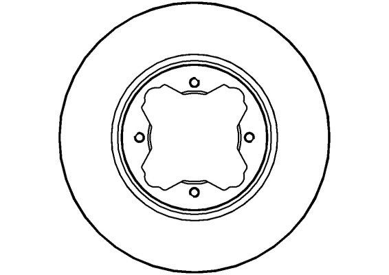 NATIONAL Тормозной диск NBD512
