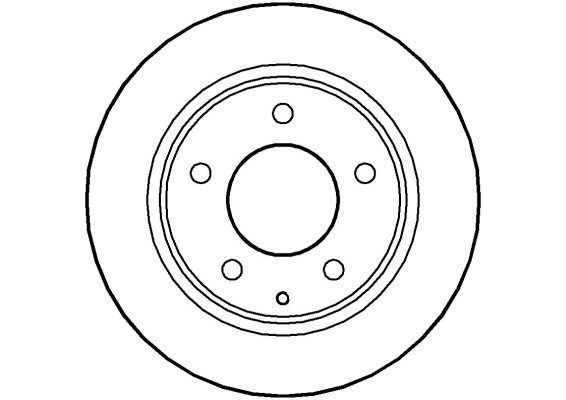 NATIONAL Тормозной диск NBD525