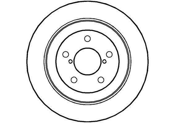NATIONAL Тормозной диск NBD542