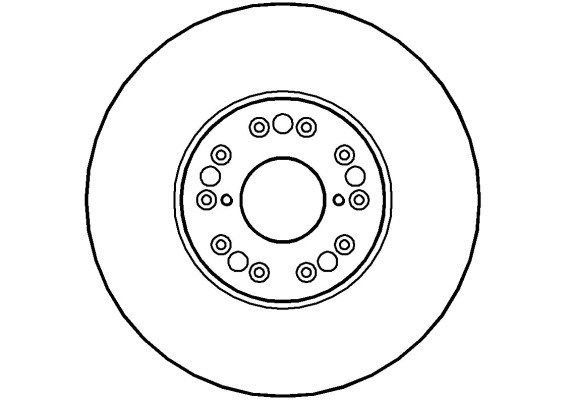 NATIONAL Тормозной диск NBD563