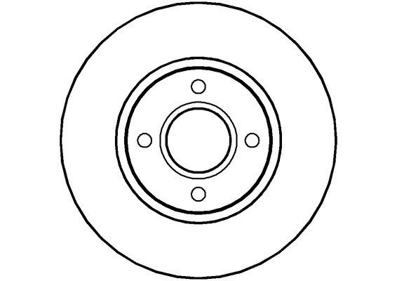 NATIONAL Тормозной диск NBD760