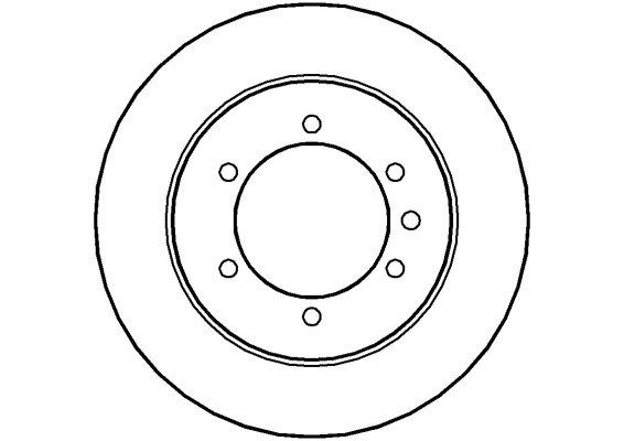 NATIONAL Тормозной диск NBD826