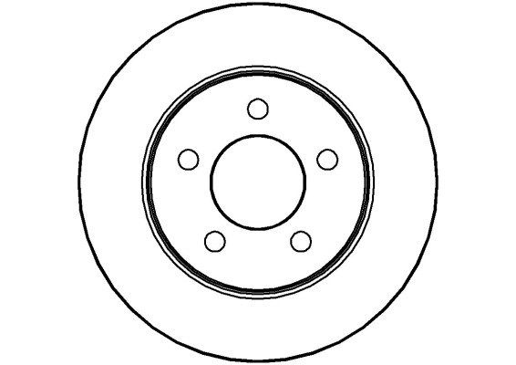 NATIONAL Тормозной диск NBD883