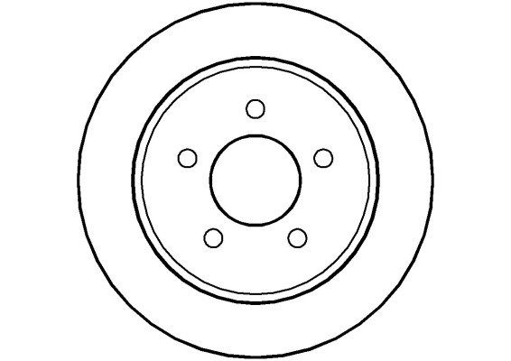 NATIONAL Тормозной диск NBD889